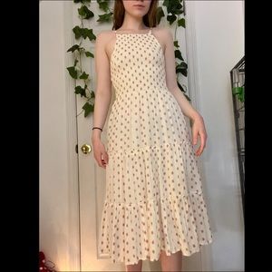 NWOT Adorable Cottagecore Flowy Polkadot Dress